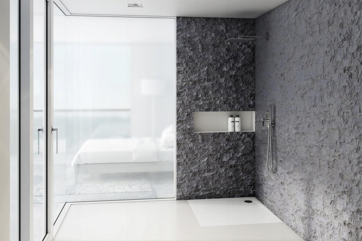 SCHEDPOL Brodzik kompozyt Etrusco Stabilsound Plus 80x80x3 R55 półokrągły