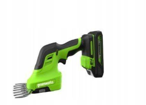 GREENWORKS Nożyce Do Trawy I Żywopłotów G24Shtk2 Ładowarka + Aku 2 Ah 24V
