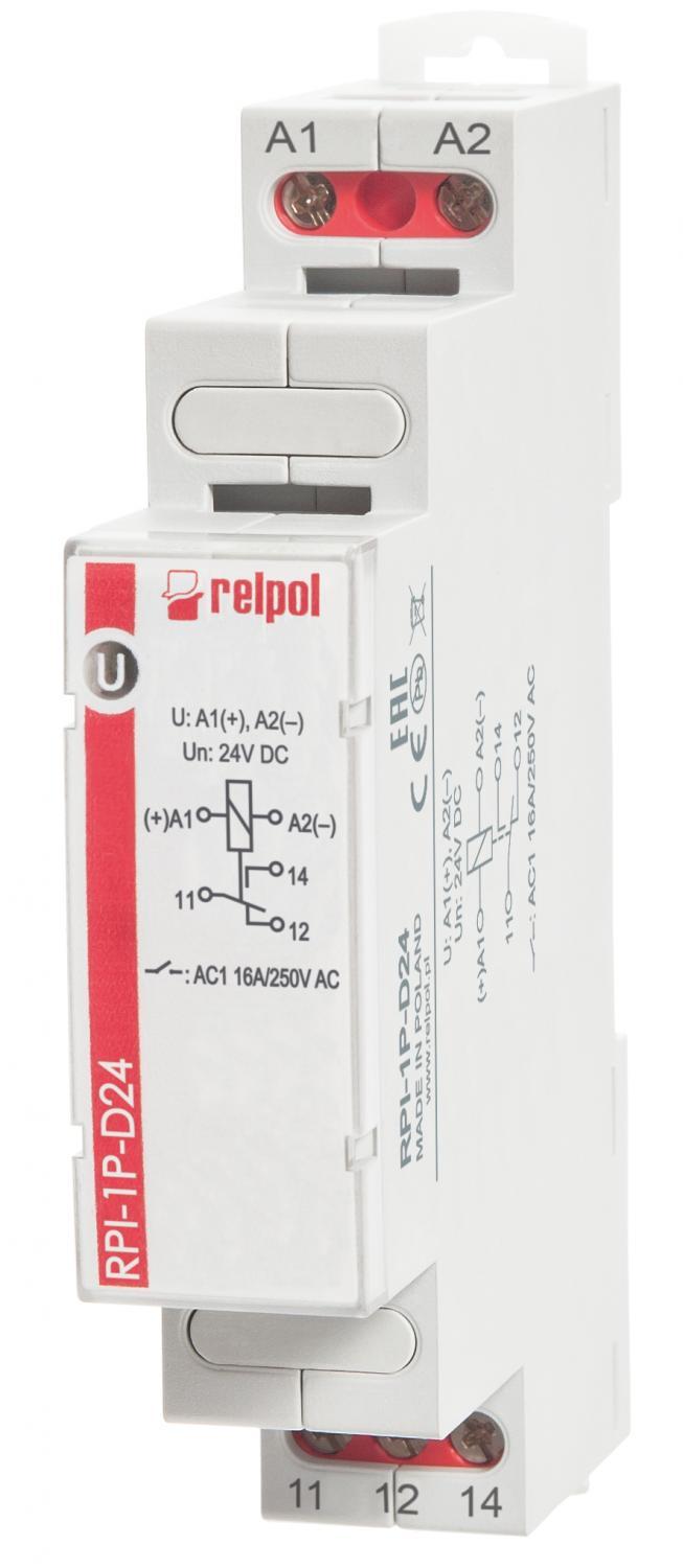 RELPOL Przekaźnik instalacyjny RPI-1P-D24