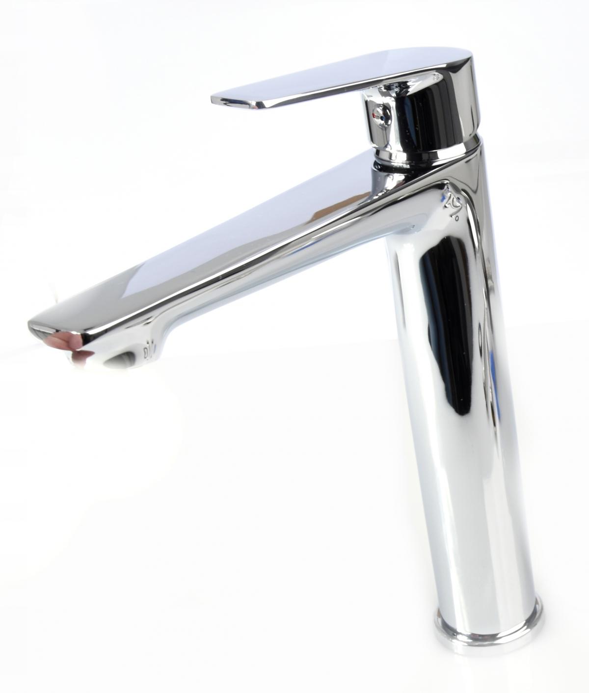 Bateria umywalkowa INVENA wysoka DOKOS CHROM 48h