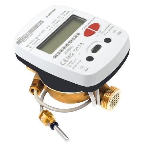 Ciepłomierz kompaktowy HYDROCAL M4 1/2'' QN-0,6 m3/h DN15 zasilanie RADIO b