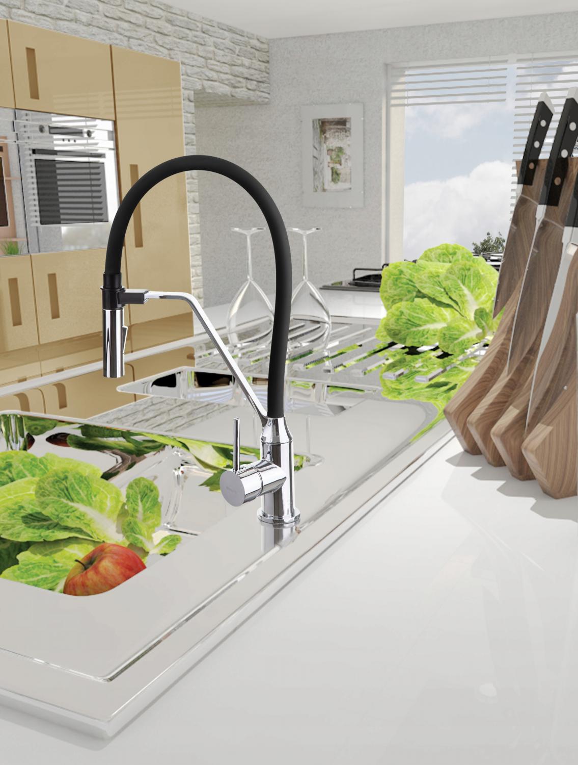 Bateria zlewozmywakowa INVENA TERRA INOX 48h