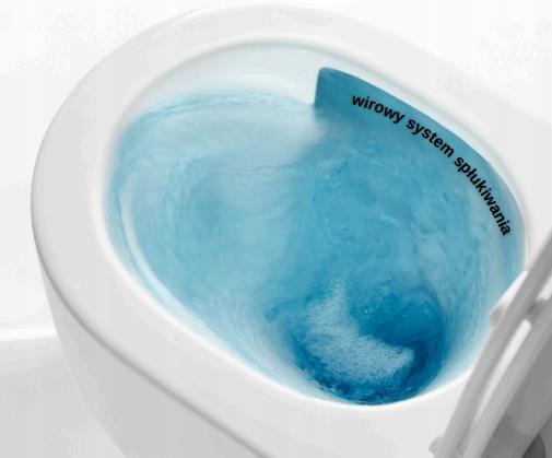 INVENA MISKA WC PODWIESZANA, QFS, ASTRI OKRĄGŁA, Z DESKĄ WOLNOOPADAJĄCĄ