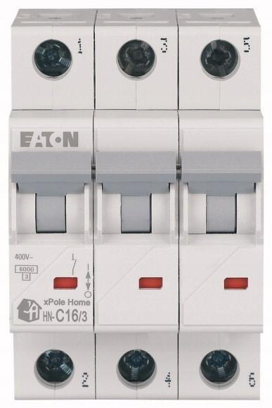 EATON Wyłącznik nadprądowy 6kA HN-C16/3