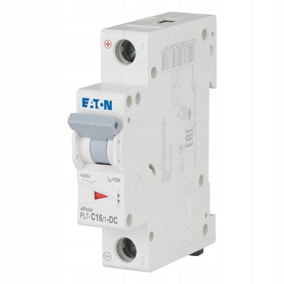 EATON Wyłącznik nadprądowy 10kA DC PL7-C16/1-DC