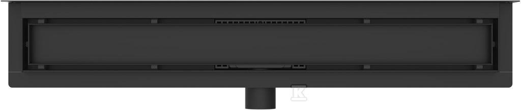 PURUS Odpływ przyścienny WALL 80 Black 2w1