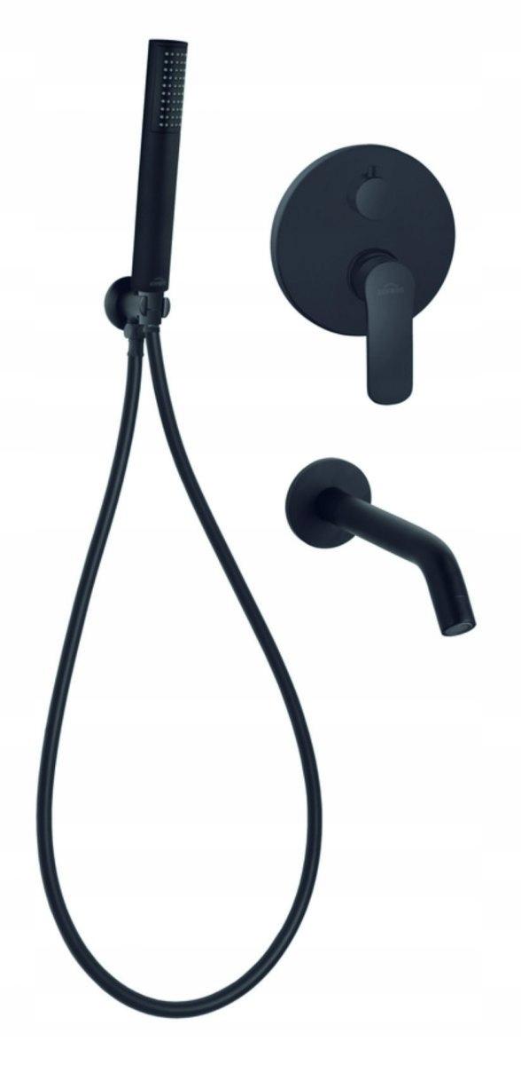 INVENA ZESTAW WANNOWY PODTYN Z BATERIĄ PODTYNKOWĄ 2-FUNKCYJNĄ SIROS