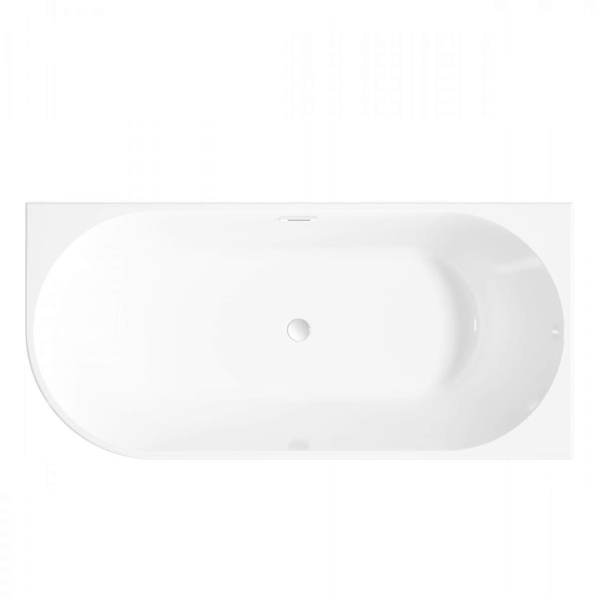 INVENA WANNA WOLNOST.PRZYŚC.RYFLOWANA 170 GLAMOUR TREND PRAWA SYF.CHRO