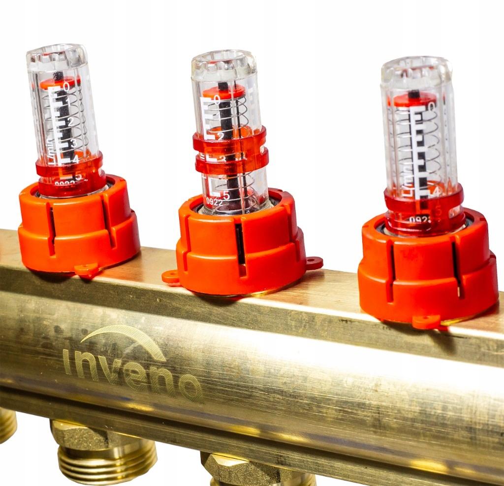 ROZDZIELACZ MOSIĘŻNY OGRZEWANIA PODŁOGOWEGO PLUS 10-OBIEGOWY INVENA