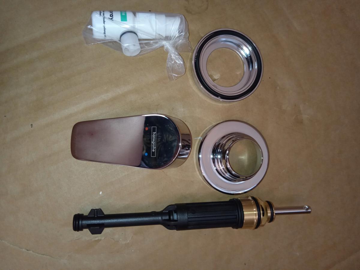 HANSGROHE Bateria wannowa Talis E 3-otworowa na brzeg wanny element zewn