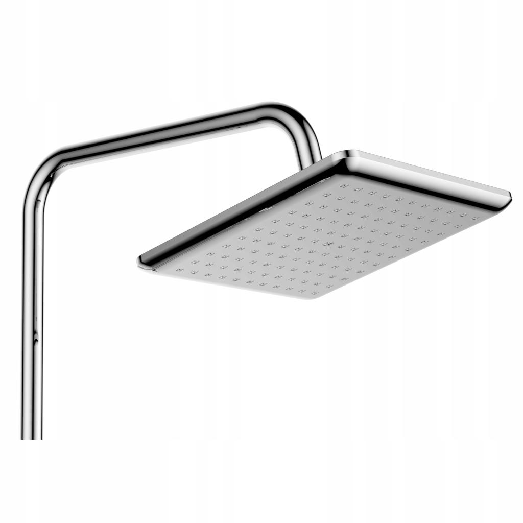 INVENA DESZCZOWNIA Z BATERIĄ NATRYSKOWĄ NERI INVENA TREND CHROM