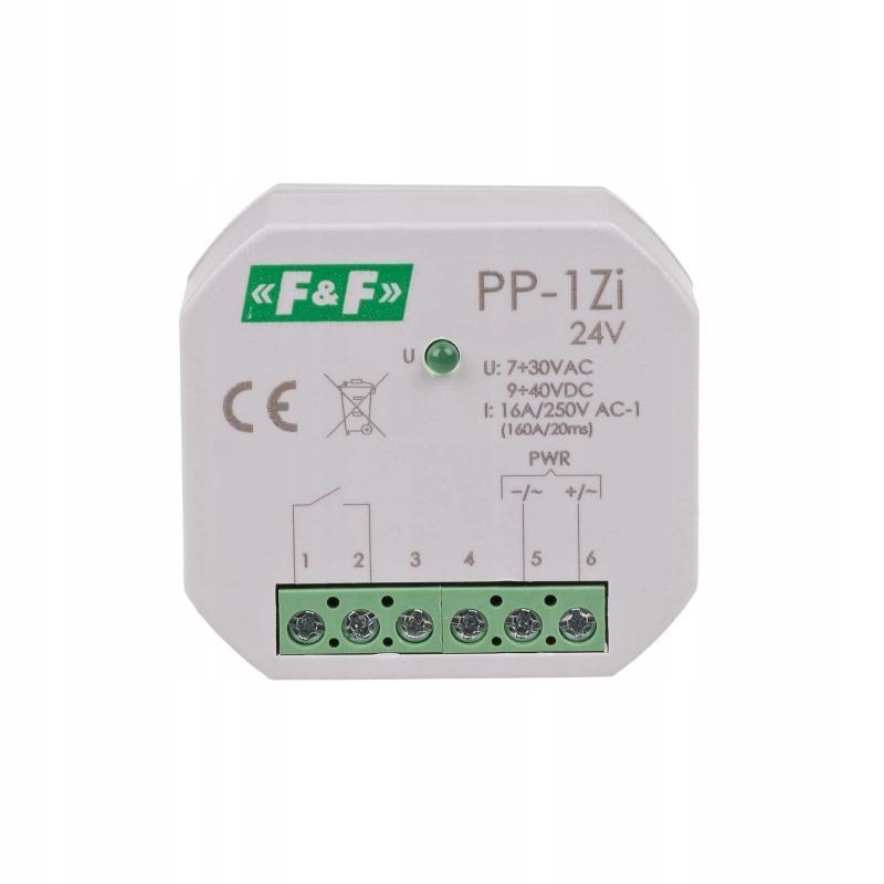 Przekaźnik elektromagnetyczny, 1Z 16A, montaż podtynkowy,U=7÷30VAC/9÷40VDC,