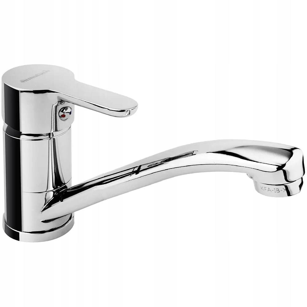 Bateria umywalkowa stojąca ARMATURA KRAKÓW JASPIS 1otw. mosiądz chrom obrot