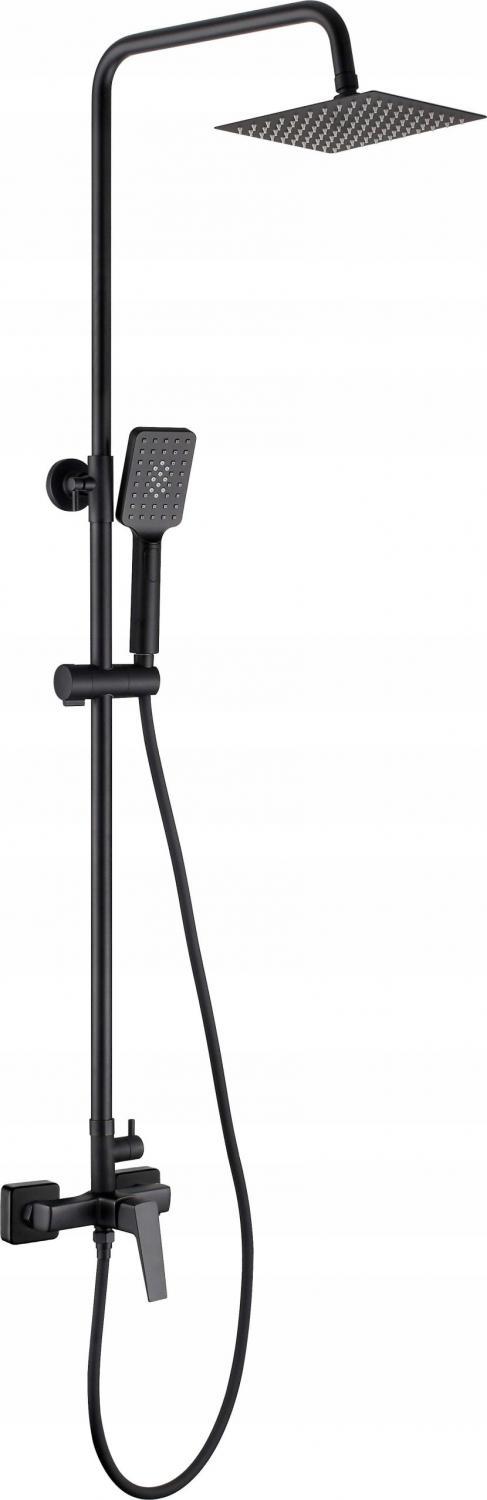 DEANTE Deszczownica z baterią prysznicową BLUR nero mieszaczową