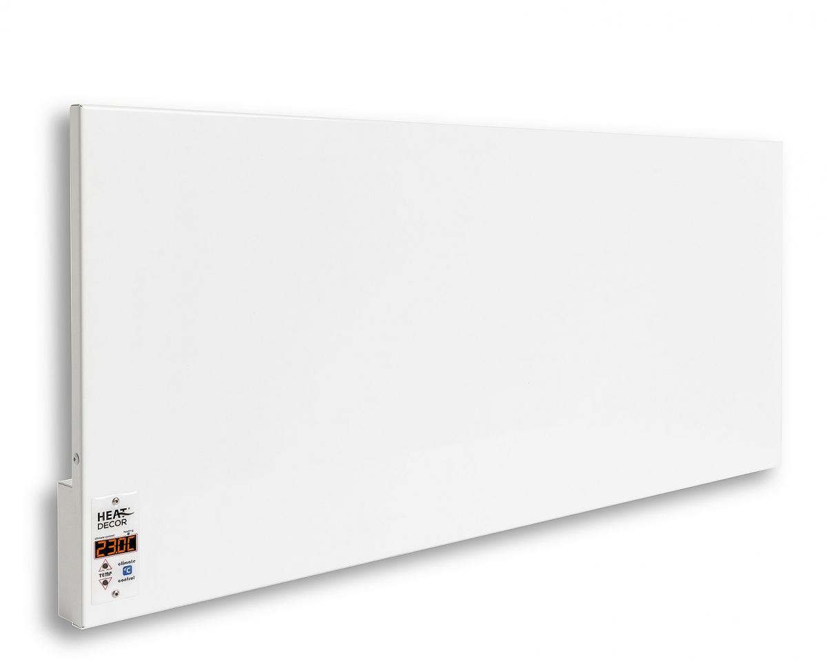 Grzejnik stalowy HD-WAVE STEEL z termostatem, moc 1000 W - biały