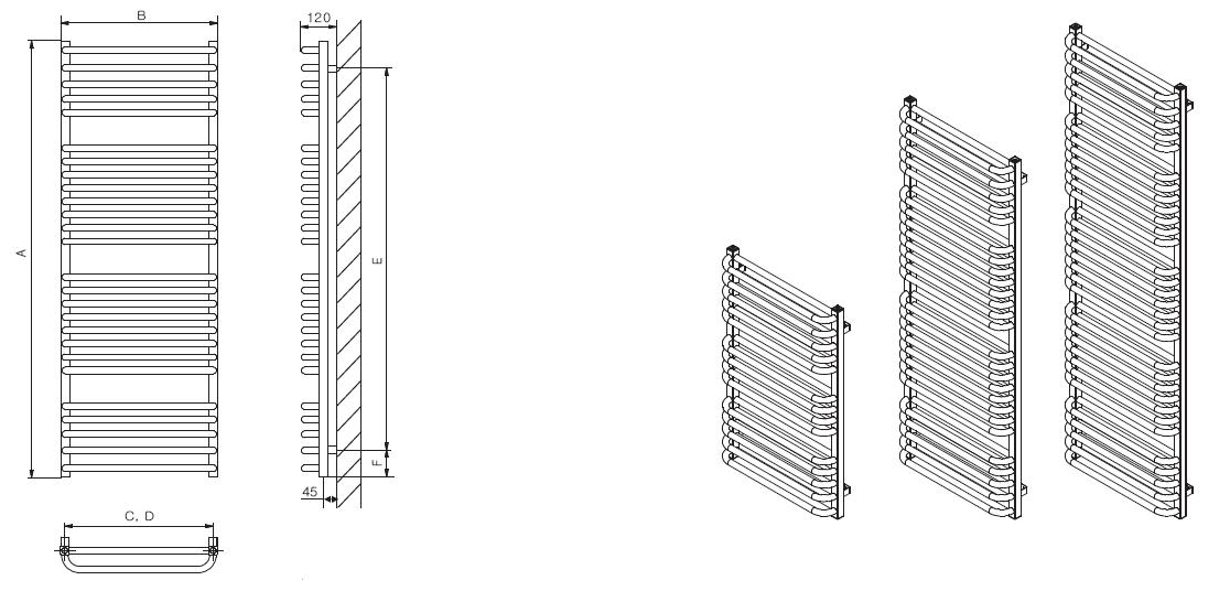 Grzejnik ONNINEN PBD-MAX 855x630 łazienkowy WYSYŁKA 48h