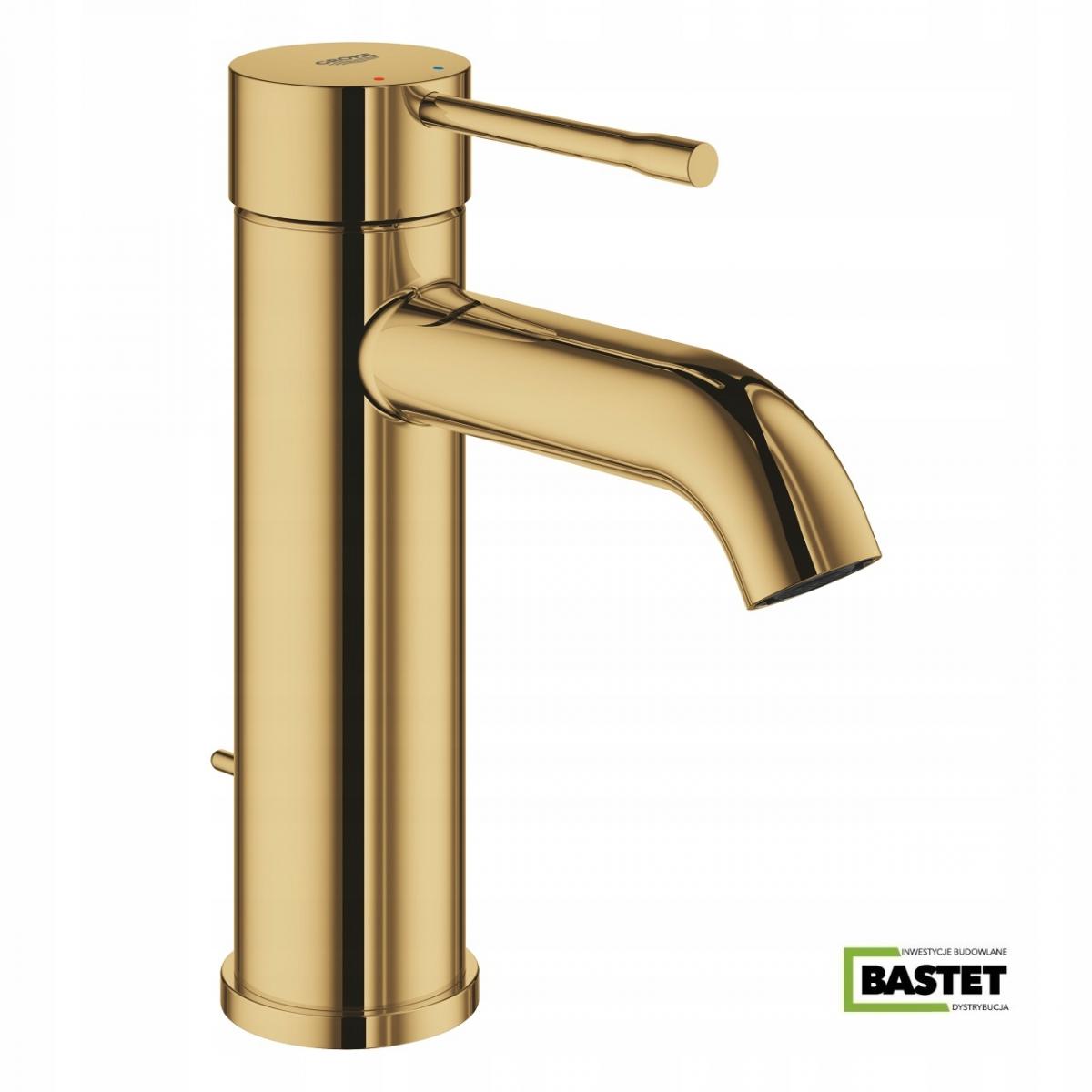 Bateria umywalkowa stojąca GROHE Essence 1otw mosiężna brushed hard graphit