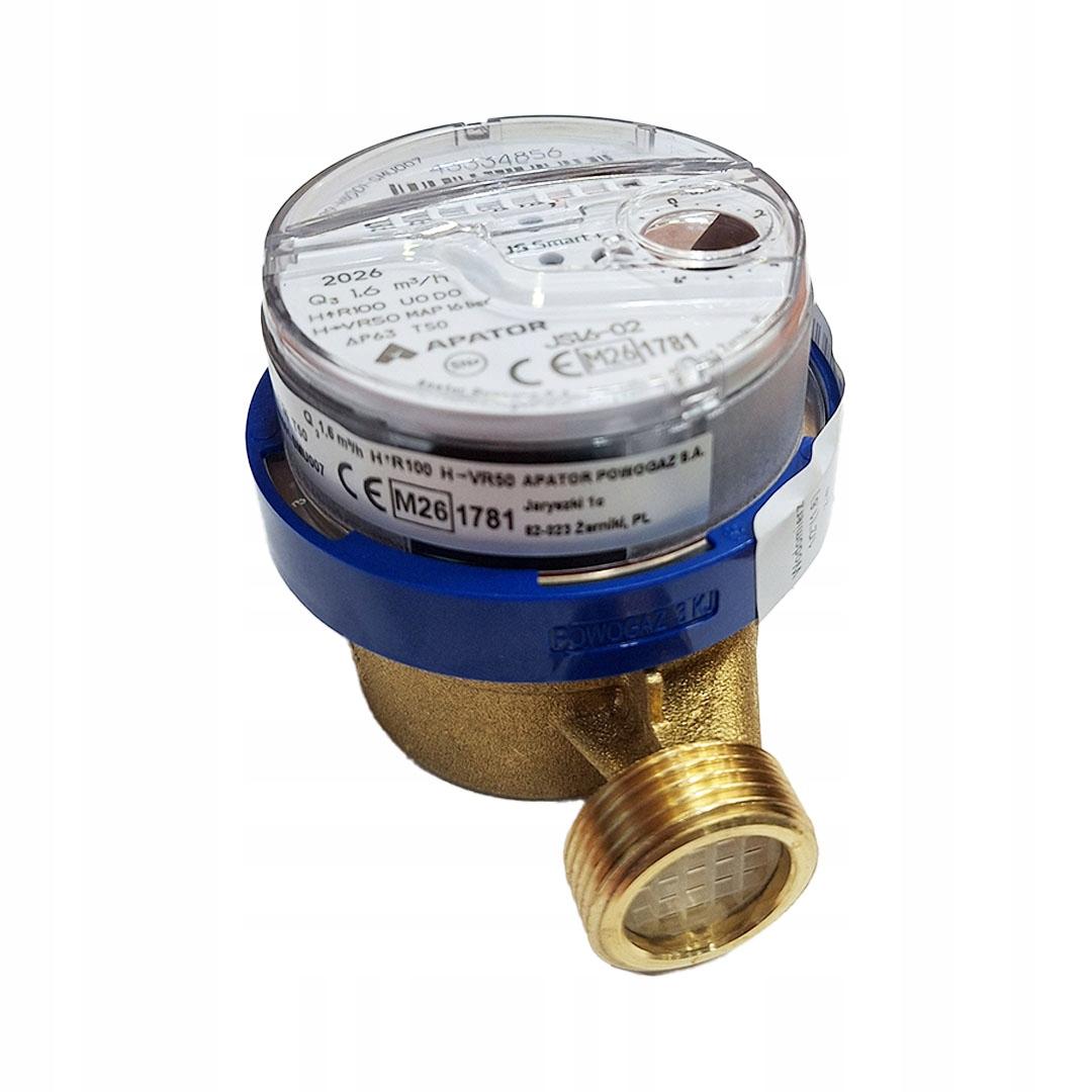 Wodomierz jednostrumieniowy SMART+ JS1,6-02,R100, DN15, zimna woda