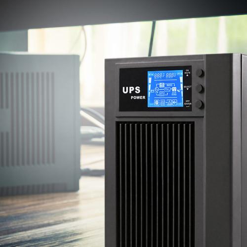 QOLTEC Zasilacz awaryjny UPS On-line Pure Sine Wave 3kVA 2.4kW LCD USB