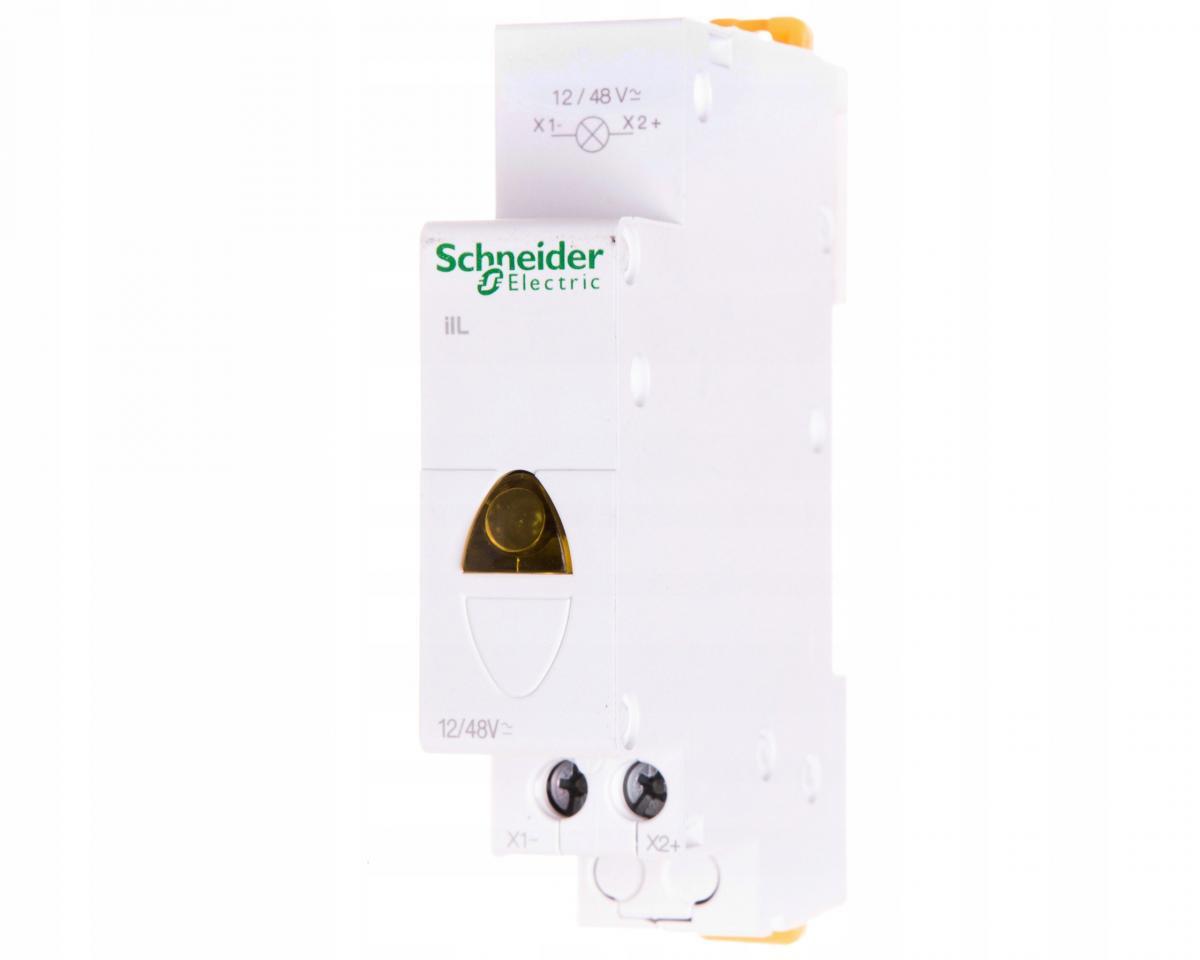 SCHNEIDER ELECTRIC Lampka pojedyncza iIL-1-Y-24 żółta 12...48 V AC/DC