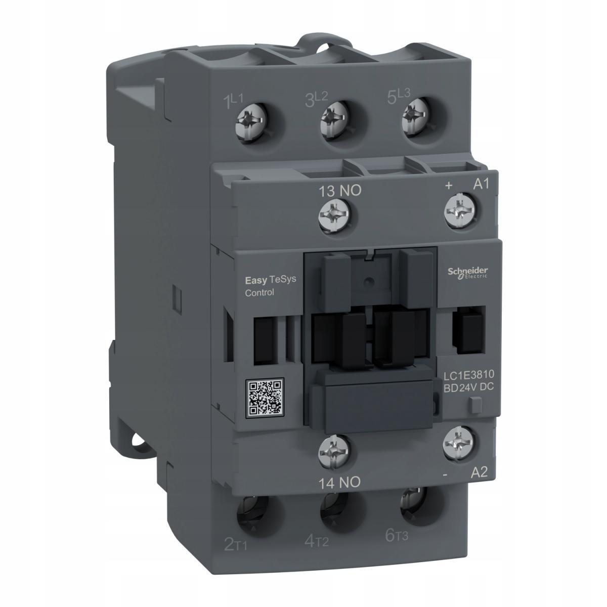 Stycznik mocy, Easy TeSys Control, AC-3, 38A, 3P (1NO), cewka 24V DC