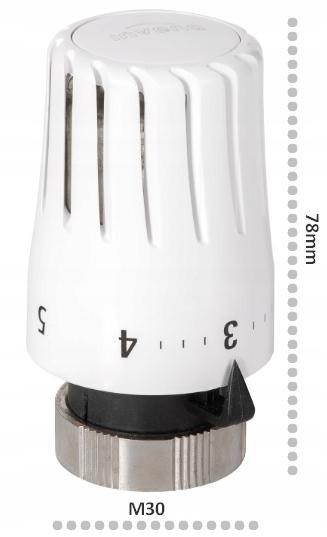 INVENA KPL TERMOSTATYCZNY KĄTOWY Z NAST.WSTĘPNĄ GŁOWICA MINI 2 PROV