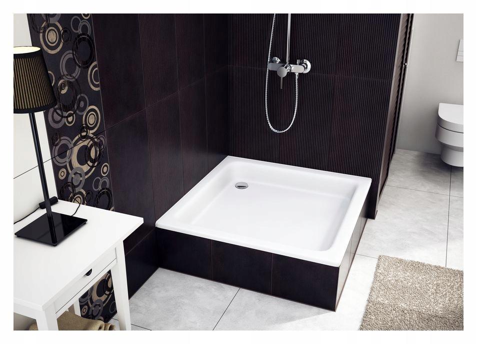 SCHEDPOL Brodzik akrylowy Zefir Standard Plus 90x90x26 cm R55 pólokrągły