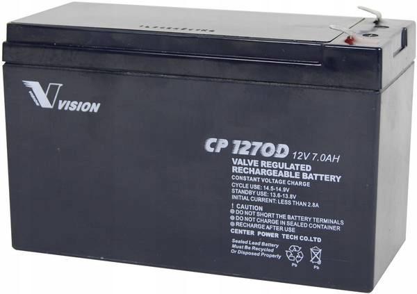 MPL POWER MW Power Akumulator AGM AGM 12V/7,2Ah 5 lat