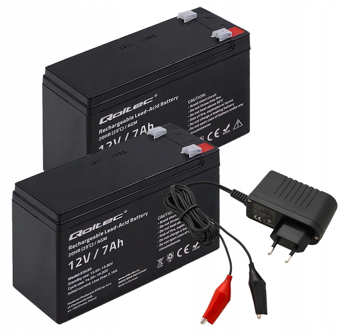 QOLTEC Akumulator AGM 12V 7Ah max. 105A