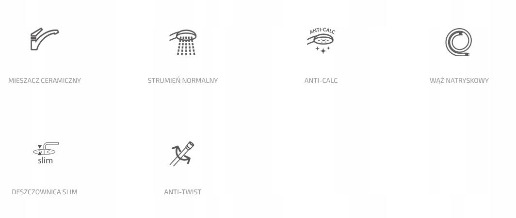 INVENA ZEST PODTYN Z BAT PODTYNK 2F DAFNI, OKR, CZARNY, NR 14