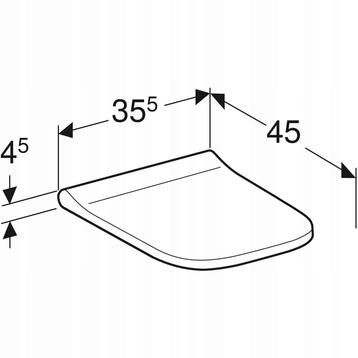 GEBERIT Zestaw stelażowy Duofix Basic Smyle Square krótka