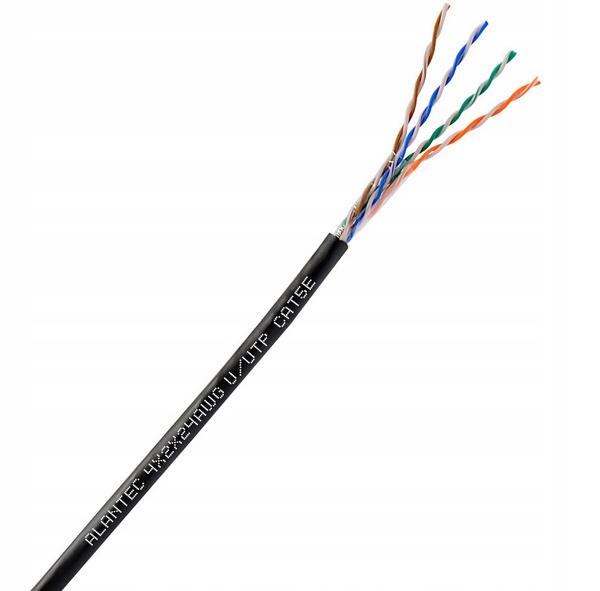 A-LAN Przewód komputerowy ALANTEC UTP kabel 4PR kat.5e OUTDOOR SUCHY