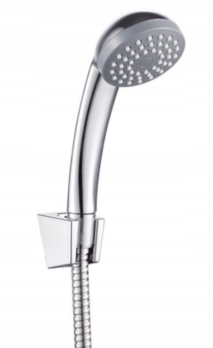 INVENA BATERIA WANNOWA VERSO Z DŁUGĄ WYLEWKĄ I ZESTAWEM NATRYSKOWYM