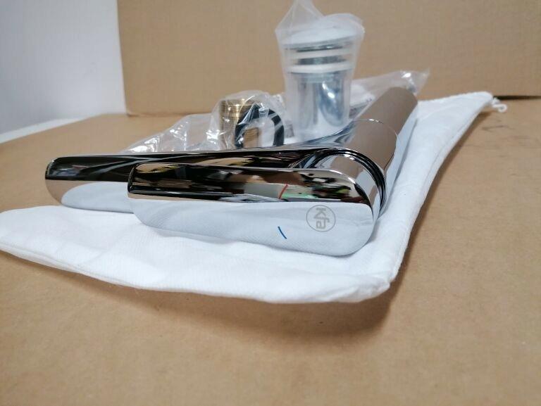 Bateria umywalkowa stojąca ARMATURA KRAKÓW TANZANIT 1-otw. mosiężna chrom