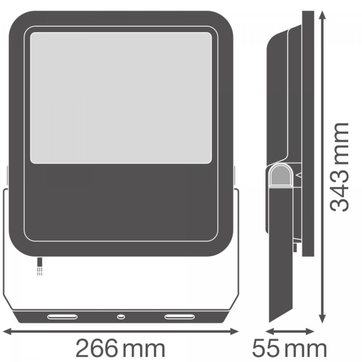Naświetlacz Floodlight 150 P 100W 15KLM 840 PS SY100 BK Uniwersalny naświet
