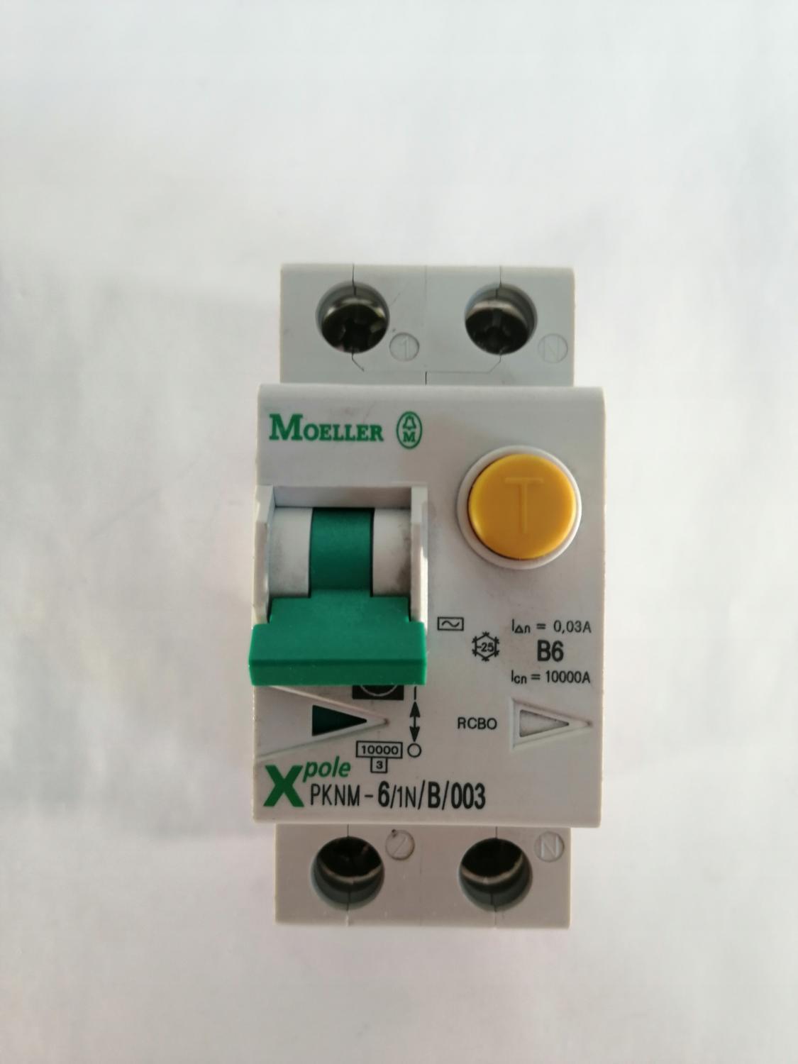 Wyłącznik nadprądowy z modułem różnicowym 1+N-biegunów PKNM-6/1N/B/003-MW