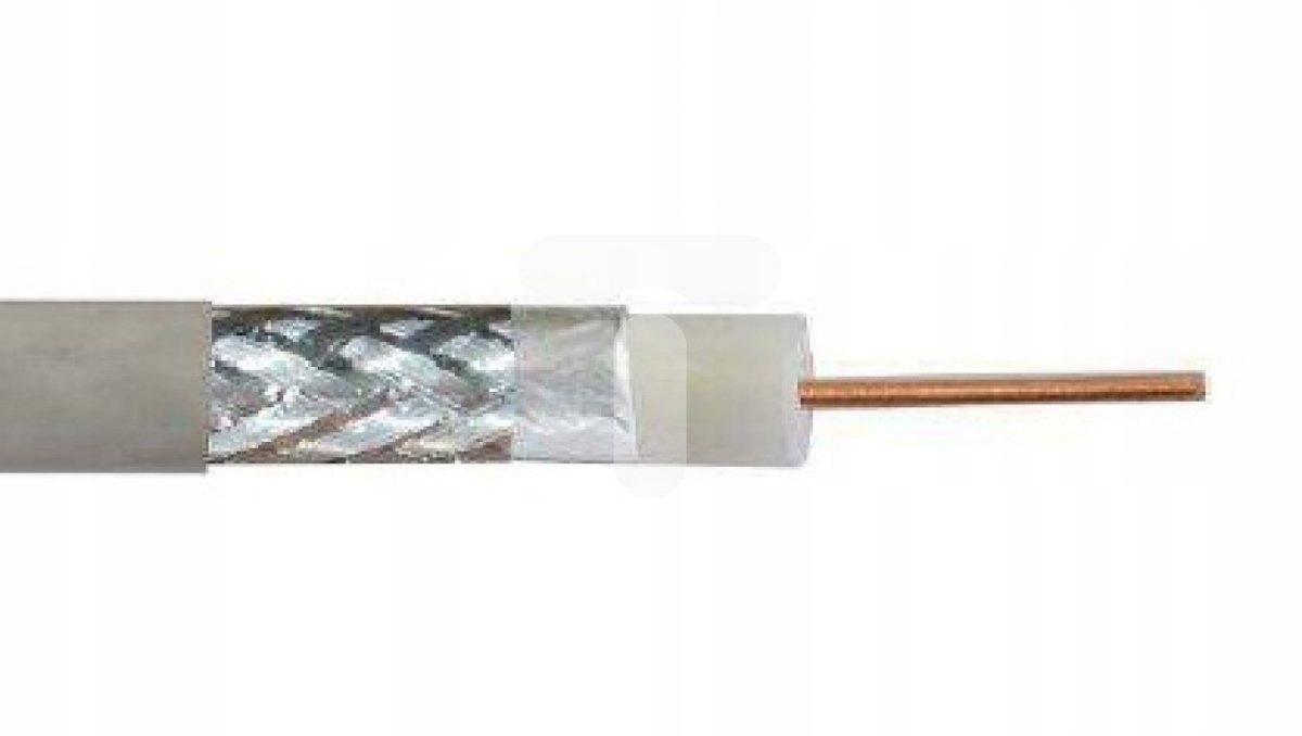 Kabel koncentryczny DIGITUS RG-6, 75 Ohm, ekran (2 x folia +oplot 77%), Eca