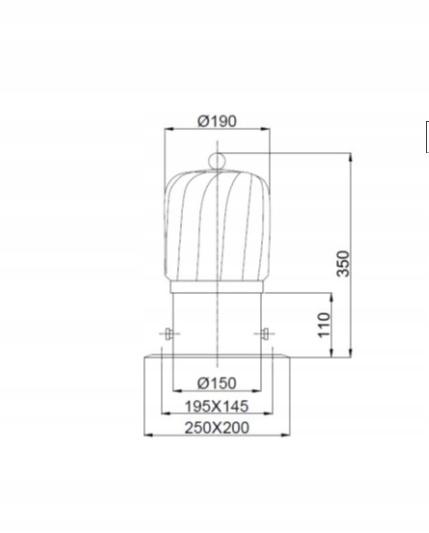 PRODMAX Nasada podłużna kwasoodporna fi 150mm