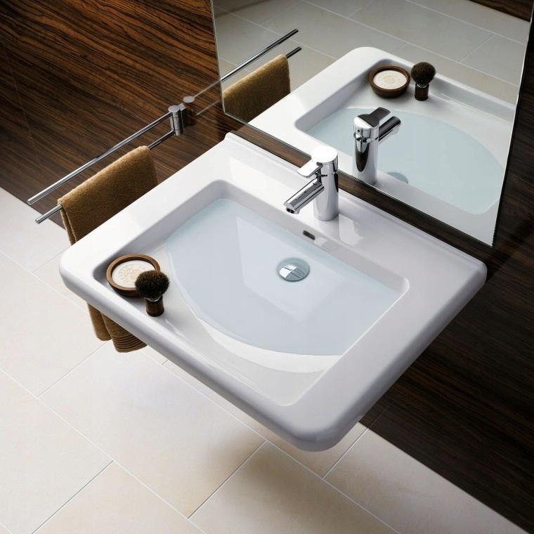 Umywalka Selnova Comfort B65 cm, H15 cm, T55 cm, z przelewem, z otworem na