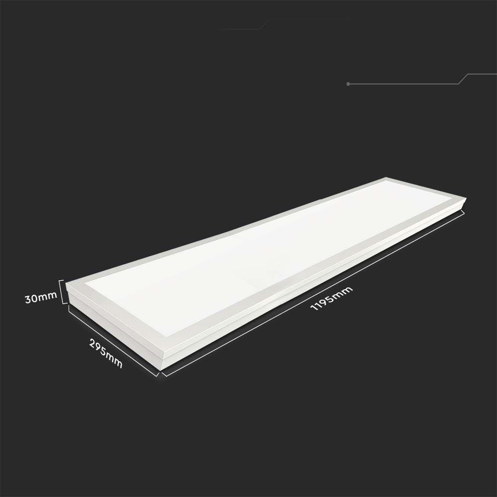 Panel LED V-TAC 40W 1200x300 3w1 uniwersalny natynkowy/podtynkowy VT-6147 4