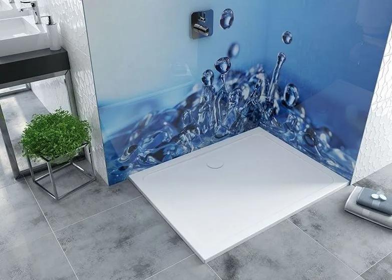 Brodzik akryl prostokątny 80x90x2.5 cm SANPLAST Free Line B/FREE stelaż STB