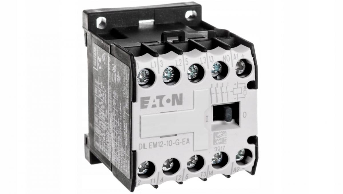 Stycznik miniaturowy, 5, 5kW/400V, sterowanie 24VDC DILEM12-10-G-EA(24VDC)