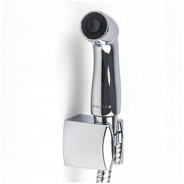 Zestaw prysznicowy higieniczny KLUDI BOZZ chrom + wąż natryskowy i uchwyt