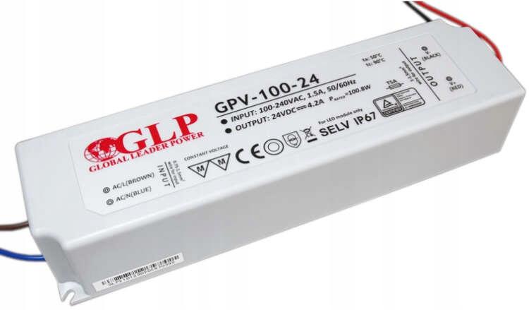 MPL POWER GLP zasilacz LED 24V 4,2A 100W