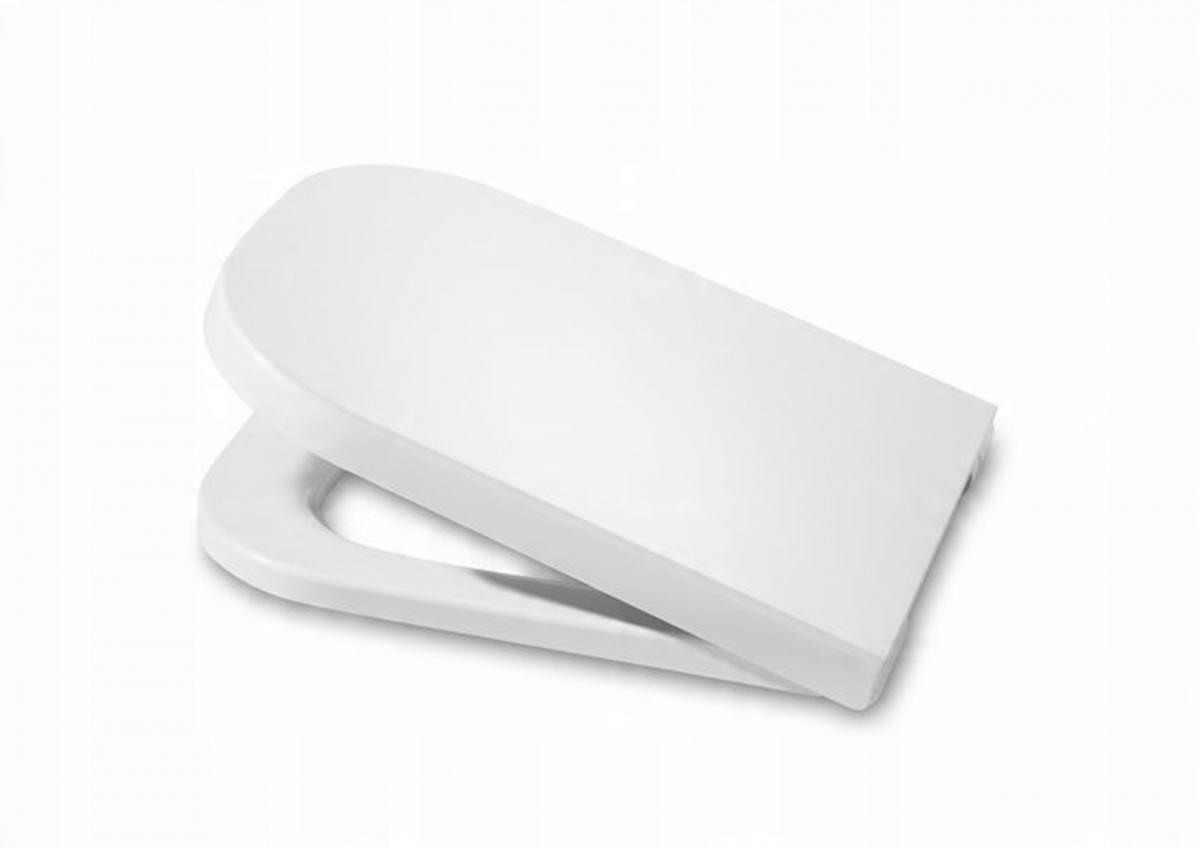 Deska GAP SQUARE COMPACTO Slim Wolnoopadająca Duroplast Biały ROCA