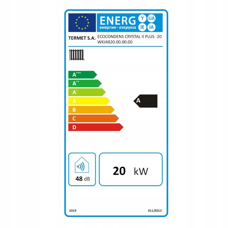 Termet Kocioł gazowy 1F CRYSTAL II PLUS 20kW 48h