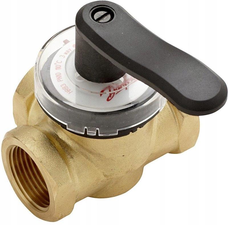 DANFOSS Zawór obrotowy HRB3 PN10 20/ kVs=6,3 PN10, GW Rp 3/4 cala