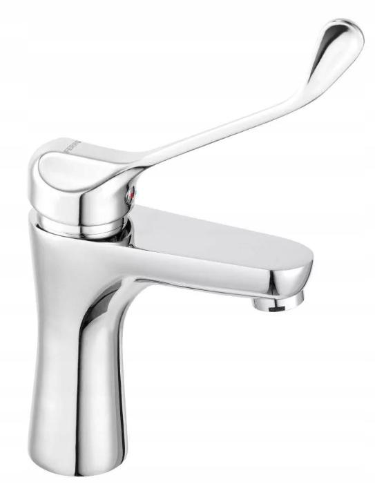 FERRO Bateria umywalkowa ALGEO MEDICO stojąca korek automatyczny chrom