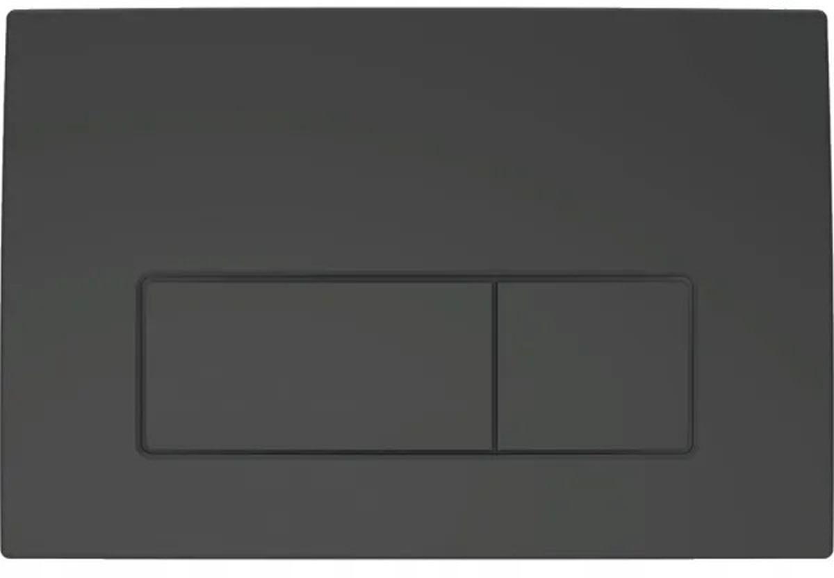 Przycisk uruchamiający GEBERIT Delta50 prostokątny przedni czarny mat