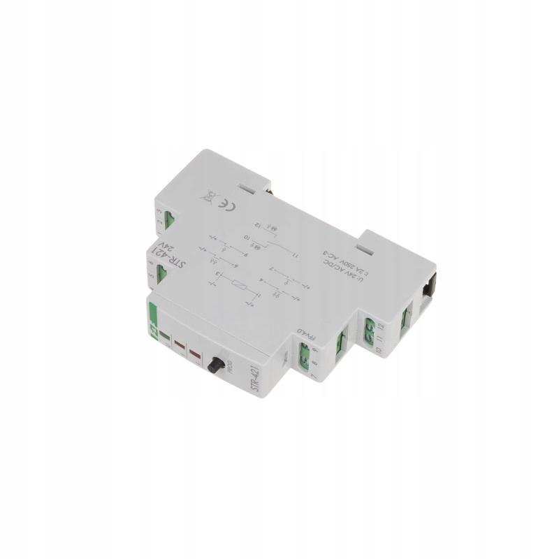 F&F Sterownik rolet STR-421 dwuprzyciskowy, Un=24V AC, 8A, 1 moduł